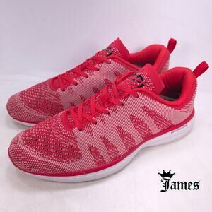 APL Techloom Pro Athletic Lace Up Running Shoe Mens Size 13 0622XC Red White